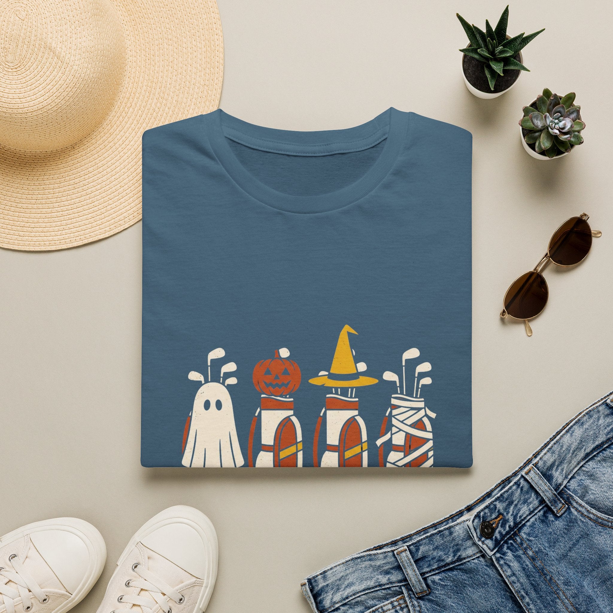 Ol Boys Halloween Foursome Golf T-Shirt